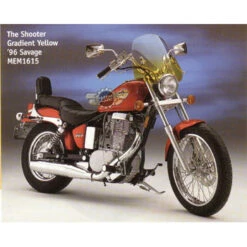 Memphis Shades Shooter 2-Point Handlebar Mounted Universal Windshield -Motorcycle Gear Shop SHOOTER SUZUKI1