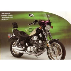 Memphis Shades Shooter 2-Point Handlebar Mounted Universal Windshield -Motorcycle Gear Shop SHOOTER YAMAHA1