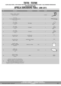 Givi TE6700 Easylock Saddlebag Supports For Aprila Dorsoduro 750 (2008-2016) -Motorcycle Gear Shop TE6700 fi 1