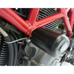 R&G Frame Sliders Aero Style - Hypermotard 796 & 1100 '10-up / Streetfighter -Motorcycle Gear Shop TTLRG CP0253BL 02