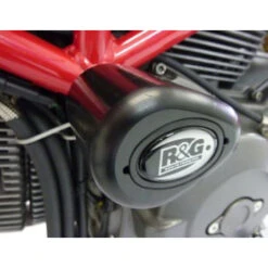 R&G Frame Sliders Aero Style - Hypermotard 796 & 1100 '10-up / Streetfighter -Motorcycle Gear Shop TTLRG CP0253BL 03