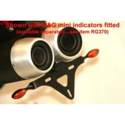 R&G "Tail Tidy" Fender Eliminator Kit - Hypermotard 796 & 1100 -Motorcycle Gear Shop TTLRG LP0054BK 04