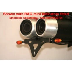 R&G "Tail Tidy" Fender Eliminator Kit - Hypermotard 796 & 1100 -Motorcycle Gear Shop TTLRG LP0054BK 06