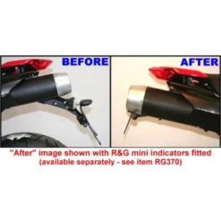 R&G "Tail Tidy" Fender Eliminator Kit - Hypermotard 796 & 1100 -Motorcycle Gear Shop TTLRG LP0054BK 10