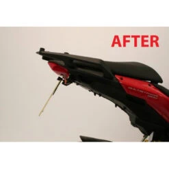 R&G "Tail Tidy" Fender Eliminator Kit For Ducati Multistrada 1200 -Motorcycle Gear Shop TTLRG LP0096BK 02