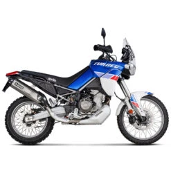 Akrapovic S-A6SO1-HGJT Slip-on Line Exhaust, Titanium For Aprilia Tuareg 660 '22- -Motorcycle Gear Shop akrapovic s a6so1 hgjt slip on line exhaust image3