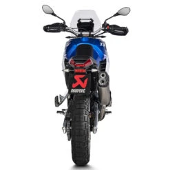 Akrapovic S-A6SO1-HGJT Slip-on Line Exhaust, Titanium For Aprilia Tuareg 660 '22- -Motorcycle Gear Shop akrapovic s a6so1 hgjt slip on line exhaust image4