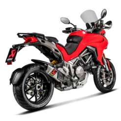 Motorcycle Gear Shop 20 Akrapovic S-D12SO9-HAPT Slip-on Line Exhaust, Black For Ducati Multistrada 1200/1260