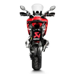 Akrapovic S-D12SO9-HAPT Slip-on Line Exhaust, Black For Ducati Multistrada 1200/1260 -Motorcycle Gear Shop akrapovic s d12so9 hapt slip on line exhaust image4