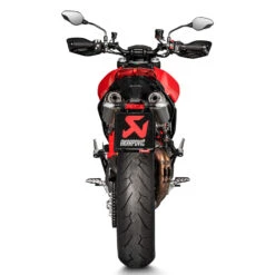 Akrapovic S-D9SO15-HCBT Slip-on Line Exhausts, Titanium For Ducati Hypermotard 950/SP '19- -Motorcycle Gear Shop akrapovic s d9so15 hcbt slip on line exhausts image3