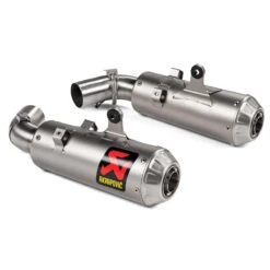 Akrapovic S-D9SO15-HCBT Slip-on Line Exhausts, Titanium For Ducati Hypermotard 950/SP '19- -Motorcycle Gear Shop akrapovic s d9so15 hcbt slip on line exhausts image4