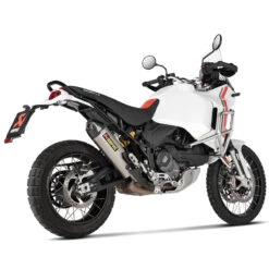 Akrapovic S-D9SO19-HJAT Slip-on Line Exhaust, Titanium For Ducati DesertX '22-