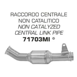 Arrow 71703MI Central Link Pipe For Husqvarna Vitpilen 701 (2018-)