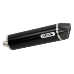 Motorcycle Gear Shop 23 Arrow 71805AKN Maxi Race-Tech Exhaust, Aluminum Dark For BMW R1200GS / Adventure (2013-) & R1250GS
