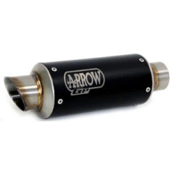 Arrow 71936GPI GP2 Slip-on Exhaust, Nichrome Dark For KTM Duke 125/390 '21-
