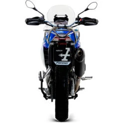 Arrow 72006SKN Sonora Slip-on Exhaust, Titanium Dark For Aprilia Tuareg 660 (2022-) -Motorcycle Gear Shop arrow 72006skn sonora slip on exhaust titanium drk image3