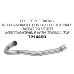 Arrow 72144PD Racing Exhaust Collector For Husqvarna 701 Supermoto (2017-2020)