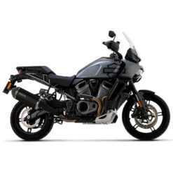 Arrow 72507SKN Sonora Slip-on Exhaust, Titanium Dark For Harley 1250 Pan America (2020-)