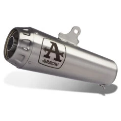 Arrow 72631PRI Pro-Race Slip-on Exhaust, Nichrome For Husqvarna Svartpilen/Vitpilen 401 '20-