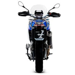 Arrow 72637PON Indy Race Titanium Dark Exhaust For Aprilia Tuareg 660 (2022-) -Motorcycle Gear Shop arrow 72637pon indy race titanium dark exhaust image3