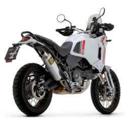 Arrow 72638PO Indy Race Slip-on Exhaust, Titanium For Ducati DesertX 950 (2022-)