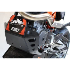 AXP AX1472 Skid Plate, Black For KTM 690 & Hsqvarna 701 (2015-2022) -Motorcycle Gear Shop axp ax1472 skid plate black image6