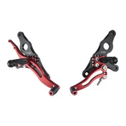 Bonamici DH01 Rearsets, Black For Ducati Hypermotard/Multistrada