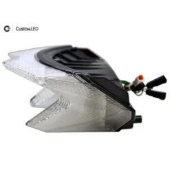 Custom LED Blaster-X LED Tail Light, Clear For Ducati Multistrada 950/1200/1260 '15-'19 -Motorcycle Gear Shop custom led blaster x tail light clear multistrada image3