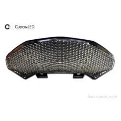 Custom LED Blaster-X LED Tail Light, Clear For Ducati Multistrada 1200 '10-'14 -Motorcycle Gear Shop custom led blaster x tail light multistrada 10 image4