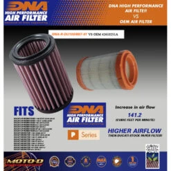 DNA R-DU10SM07-01 Air Filter For Ducati Monster / Hypermotard -Motorcycle Gear Shop dna r du10sm07 01 air filter image4