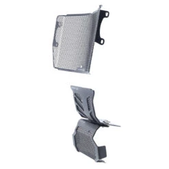 Evotech PRN011674-013069-013100 Radiator & Oil Cooler Guard Set For Hypermotard 950/SP '19- -Motorcycle Gear Shop evotech prn011674 013069 013100 radiator guard set image3