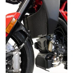 Evotech PRN011674-013069-013100 Radiator & Oil Cooler Guard Set For Hypermotard 950/SP '19- -Motorcycle Gear Shop evotech prn011674 013069 013100 radiator guard set image5