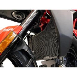Evotech PRN011674-11 Radiator Guard, Black For Ducati Hypermotard 950 / Diavel 1260 (2017-) -Motorcycle Gear Shop evotech prn011674 11 radiator guard black image5