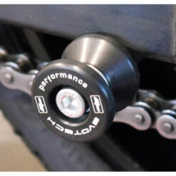 Evotech PRN012592-07 Swingarm Spools For Aprilia Shiver 900 / 750 '07- & RS660 '21- -Motorcycle Gear Shop evotech prn012592 07 swingarm spools image5