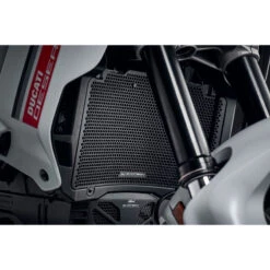 Evotech PRN016016 Radiator Guard For Ducati DesertX (2022-) -Motorcycle Gear Shop evotech prn016016 radiator guard image4