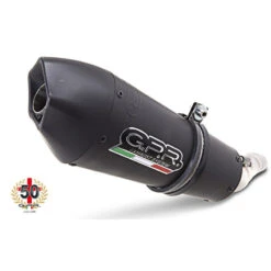 GPR E4.D.127.1.GPAN.BLT GP Evo4 Black Slip-on Exhaust Ducati Hypermotard 939 (2016-)