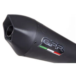 GPR E4.KT.201.GPAN.BLT GP Evo4 Black Titanium Slip-on Exhaust For KTM SMC 690 R (2019-) -Motorcycle Gear Shop gpr 87 gpan blt gpe anniversary slip on exhaust image2 1