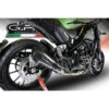 GPR E4.BE.17.GPAN.PO GP Evo4 Poppy Full Exhaust For Benelli Leoncino 500 (2017-) -Motorcycle Gear Shop gpr e4 be 17 gpan po gp evo4 poppy full exhaust