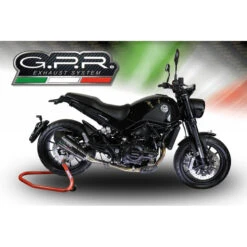 GPR E4.BE.18.GPAN.PO GP Evo4 Poppy Full Exhaust For Benelli Leoncino 500 Trail (2017-) -Motorcycle Gear Shop gpr e4 be 18 gpan po gp evo4 poppy full exhaust image3