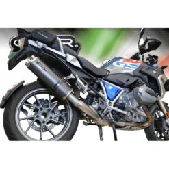 GPR E4.BM.103.DUAL.CA Dual Carbon Slip-on Exhaust For BMW R1200GS (2017-2018)