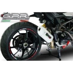 GPR E4.D.127.1.ALBE4 Albus Evo4 Slip-on Exhaust For Ducati Hypermotard 939 (2016-)