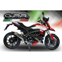 GPR E4.D.127.1.PCEV Powercone Evo4 Slip-on Exhaust For Ducati Hypermotard 939 (2016-) -Motorcycle Gear Shop gpr e4 d 127 1 pcev powercone evo4 slip on exhaust image3