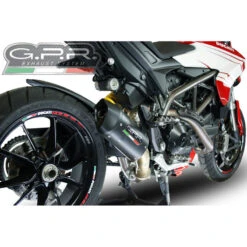 GPR E4.D.127.FNE4 Furore Evo4 Nero Slip-on Exhaust For Ducati Hyperstrada 939 '16-'18