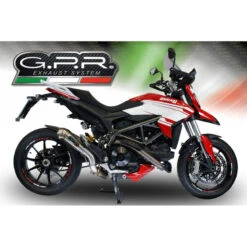 GPR E4.D.127.PCEV Powercone Evo Slip-on Exhaust For Ducati Hyperstrada 939 '16-'18 -Motorcycle Gear Shop gpr e4 d 127 pcev powercone evo slip on exhaust image3