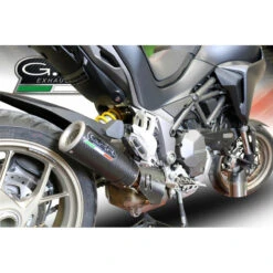 GPR E4.D.130.M3.CA M3 Carbon Slip-on Exhaust Ducati Multistrada 1260 (2018-) -Motorcycle Gear Shop gpr e4 d 130 m3 ca m3 carbon slip exhaust image2