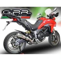 GPR E4.D.132.M3.TN M3 Titanium Natural Slip-on Exhaust For Ducati Multistrada 950 (2017-) -Motorcycle Gear Shop gpr e4 d 132 m3 tn m3 titanium natural exhaust image2