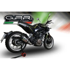 GPR E4.HU.39.GPAN.TO GP Evo4 Titanium Slip-on Exhaust For Husqvarna Svartpilen 401 '18-'19
