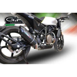 GPR E4.HU.43.FNE4 Furore Evo4 Nero Slip-on Exhaust For Husqvarna Svartpilen 701 (2019-)