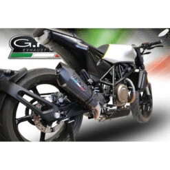 GPR E4.HU.43.GPAN.PO GP Evo4 Poppy Slip-on Exhaust For Husqvarna Svartpilen 701 (2019-)