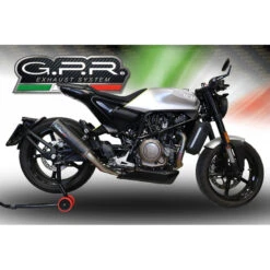 GPR E4.HU.43.M3.CA M3 Carbon Slip-on Exhaust For Husqvarna Svartpilen 701 (2019-) -Motorcycle Gear Shop gpr e4 hu 43 m3 ca m3 carbon slip on exhaust image3